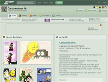 Tablet Screenshot of cartuneslover16.deviantart.com