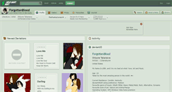 Desktop Screenshot of forgottenblood.deviantart.com