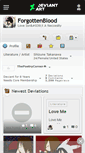 Mobile Screenshot of forgottenblood.deviantart.com
