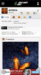 Mobile Screenshot of amiens.deviantart.com