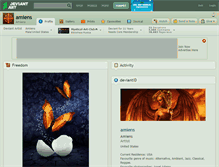 Tablet Screenshot of amiens.deviantart.com