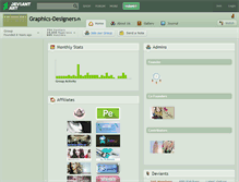 Tablet Screenshot of graphics-designers.deviantart.com