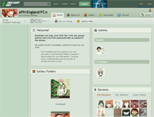 Tablet Screenshot of aph-england-fc.deviantart.com