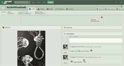 Desktop Screenshot of nolifewithoutdeath.deviantart.com