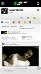 Mobile Screenshot of isadorabelle.deviantart.com