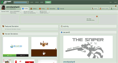 Desktop Screenshot of emrekarahanli.deviantart.com