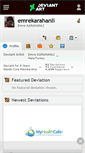 Mobile Screenshot of emrekarahanli.deviantart.com
