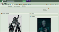 Desktop Screenshot of lythael.deviantart.com