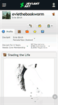 Mobile Screenshot of eviethebookworm.deviantart.com