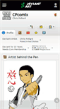Mobile Screenshot of cpcomix.deviantart.com