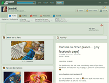 Tablet Screenshot of gravihk.deviantart.com