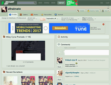 Tablet Screenshot of alinalovato.deviantart.com