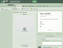 Tablet Screenshot of ittibitties.deviantart.com
