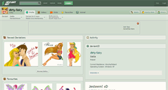 Desktop Screenshot of dirty-fairy.deviantart.com