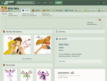 Tablet Screenshot of dirty-fairy.deviantart.com