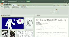 Desktop Screenshot of jamiegambell.deviantart.com