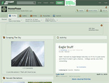 Tablet Screenshot of mooseposse.deviantart.com