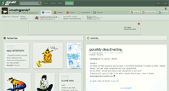 Desktop Screenshot of amazingpanda7.deviantart.com