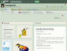 Tablet Screenshot of amazingpanda7.deviantart.com