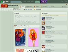 Tablet Screenshot of miss-bellum.deviantart.com