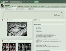 Tablet Screenshot of jaebaby.deviantart.com