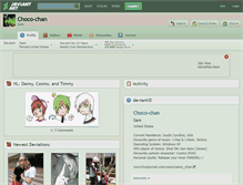 Tablet Screenshot of choco-chan.deviantart.com