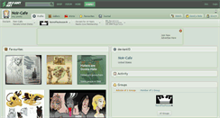 Desktop Screenshot of noir-cafe.deviantart.com