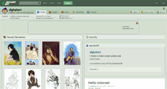 Desktop Screenshot of digitaltart.deviantart.com