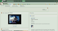 Desktop Screenshot of girl-of-art.deviantart.com