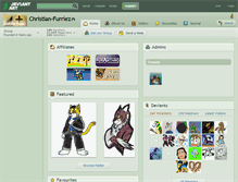 Tablet Screenshot of christian-furriez.deviantart.com