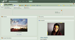 Desktop Screenshot of lillian-abigaile.deviantart.com