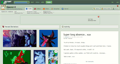 Desktop Screenshot of glaceon-x.deviantart.com
