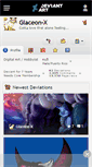 Mobile Screenshot of glaceon-x.deviantart.com