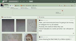 Desktop Screenshot of catxxx.deviantart.com