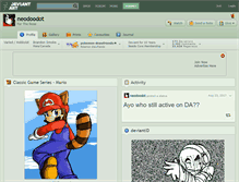 Tablet Screenshot of neodoodot.deviantart.com