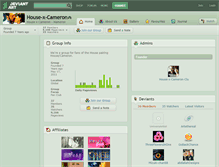 Tablet Screenshot of house-x-cameron.deviantart.com