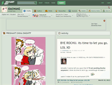 Tablet Screenshot of idaswanz.deviantart.com