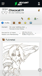 Mobile Screenshot of chococat19.deviantart.com