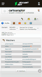 Mobile Screenshot of carissaraptor.deviantart.com