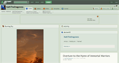 Desktop Screenshot of kaththedragoness.deviantart.com
