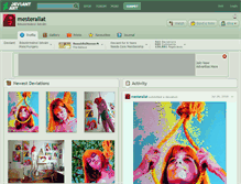 Tablet Screenshot of mesterallat.deviantart.com