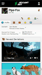 Mobile Screenshot of pipe-fox.deviantart.com