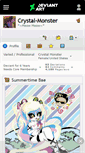 Mobile Screenshot of crystal-monster.deviantart.com