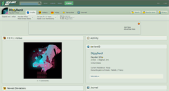 Desktop Screenshot of dizzydenx.deviantart.com
