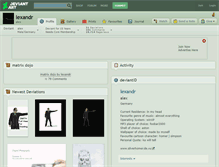 Tablet Screenshot of lexandr.deviantart.com