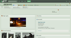 Desktop Screenshot of matt-barnicott.deviantart.com