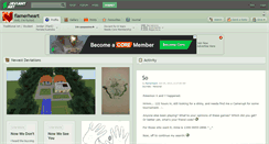 Desktop Screenshot of flamerheart.deviantart.com
