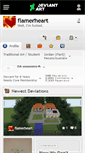 Mobile Screenshot of flamerheart.deviantart.com