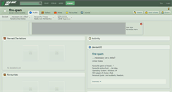 Desktop Screenshot of fire-spam.deviantart.com