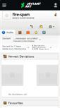Mobile Screenshot of fire-spam.deviantart.com